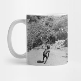 vintage photo of zulu boys Mug